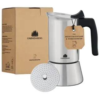 Groenenberg Espressokocher 0,2 l 4/6 Tassen Weiß