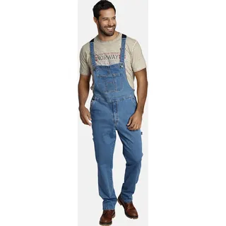 Latzjeans JAN VANDERSTORM "Latzhose KEARON", Herren, Gr. 80, N-Gr, blau, Obermaterial: 98% Baumwolle CO. 2% Elasthan EL., Hosen