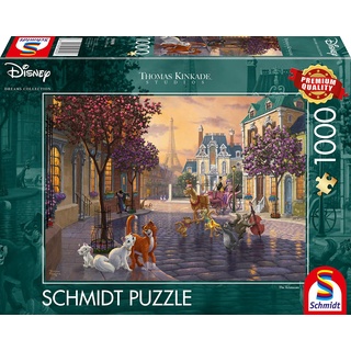 Aristocats - Disney Puzzle - Thomas Kinkade Studios - Disney Dreams Collection - multicolor  - Lizenzierter Fanartikel - Standard