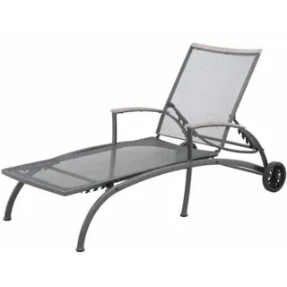 MWH Das Original Balero Rollliege 194 x 59 x 78 cm Iron Grey