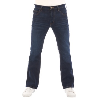 Lee Herren Jeans Jeanshose Denver Bootcut Bootcut Blau Elko Normaler Bund Knopfleiste L 30