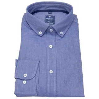 Redmond Langarmhemd Button-Down-Kragen blau M