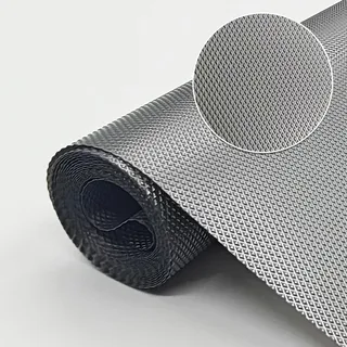 NZNSML 30 x 300 cm Schubladenmatte Nicht Klebende Antirutschmatte Schubladen Wasserdicht Ölbeständig Schrankpapier Kühlschrankmatten Schubladeneinlage Folie für Küchenschränke Regale Silbergrau