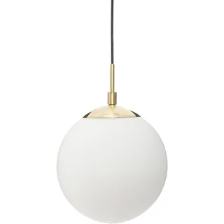 Atmosphera Dris 1-flg. 20 cm rund Metall/Weiß