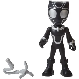 Marvel Spidey und Seine Super-Freunde – 22,5 cm supergroße Black Panther Action-Figur mit beweglichem Kopf & Armen, Web-Zubehör, für Kinder ab 3 Jahren, bekannt aus Disney+