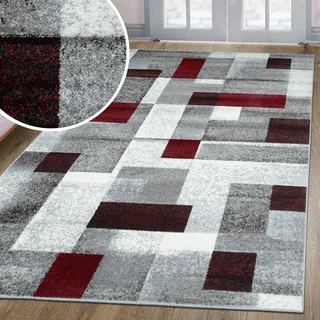 OTTO home Corine Kurzflorteppich 200 x 300 cm Rot