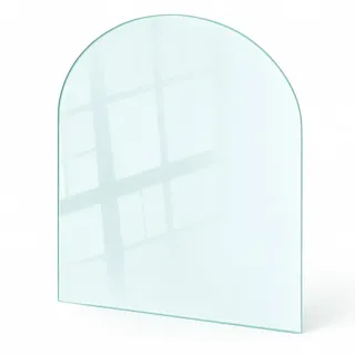 Tulup Sicherheitsglas für Kamin Feuerfest 100 x 100 cm transparent