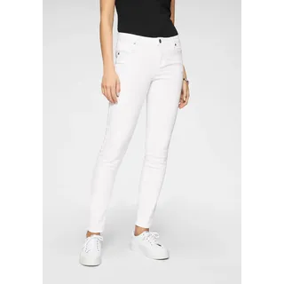 Skinny-fit-Jeans TAMARIS Gr. 38, N-Gr, weiß Damen Jeans Röhrenjeans im Five-Pocket-Style Bestseller