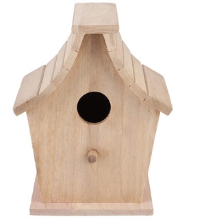 Vogelhaus, Hängendes Vogelhaus Öffnende obere Abdeckung Holzmaterial Vogelbedarf mit Ständer für Heimtierbedarf