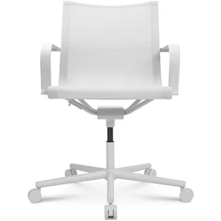 Wagner D1 Office Arbeitsstuhl mit Armlehne, weiß