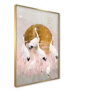 STYLER ARTBOX MIST Wandbild 50x70 cm gerahmt modernes Landschaftsmotiv Nebel Natur Wanddeko Wohnzimmer Schlafzimmer