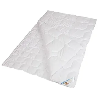 Softsan 4 Jahreszeiten Bettdecke Allergy Wash 135x200 cm allergikergeeignet, Microfaser Decke zweiteilig für Sommer Winter und als Übergangsdecke, Verschiedene Größen