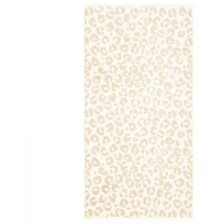 CAWÖ Two-Tone Leo Handtuch 50 x 100 cm beige