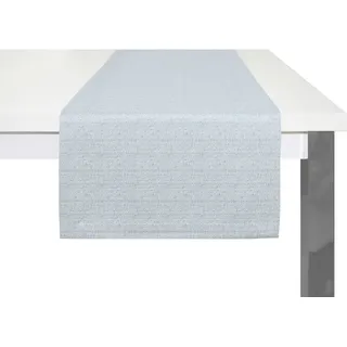 Wirth Tischläufer "Berwick" Gr. 1, blau, B:150cm L:40cm, Baumwolle, Polyester, Tischdecken