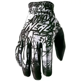 O'Neal Unisex Handschuhe Matrix Vandal, Fahrrad-Handschuhe, Schwarz/Weiß, XXL