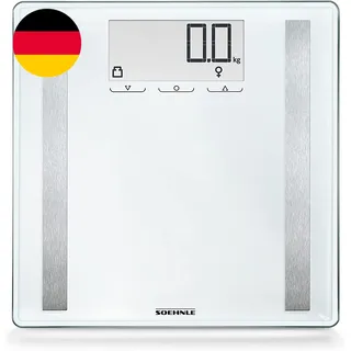 Soehnle Shape Sense Control 200 Personen Digitalwaage Mit Extragroßer Lcd-Anzeig