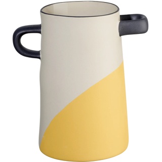 ASA rayu Vase gelb getunkt matt 17 cm