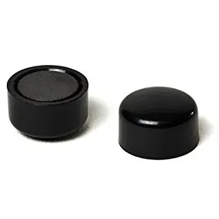 Magnetische Pin-Set 20 x 11 x 7 mm schwarz für Whiteboard/Pinnwand Memo Board