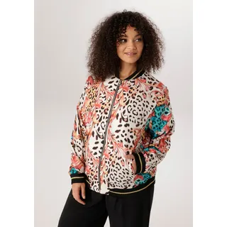 aniston plus Blouson Mit Animaldruck bunt 54