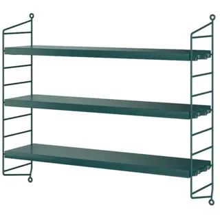 String Furniture Pocket modulares Regalsystem Tegnérgrün/Tegnérgrün