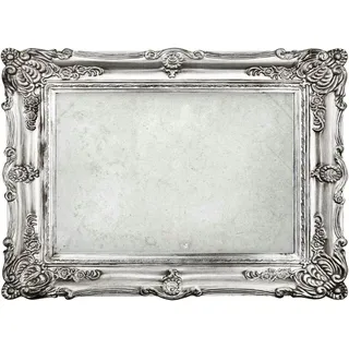 Framepad "Venedig" in silber - Tischset in eleganter Bilderrahmen - Optik aus erstklassigem Vinyl