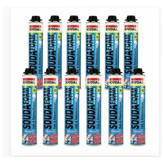 SOUDAL Schaumpistole Set 12 x 750 ml