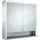 80 cm silber eloxiert offenes Fach