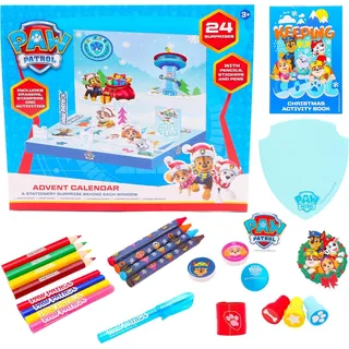 Toyland® Paw Patrol Weihnachts-Adventskalender – 24 Schreibwaren-Überraschungen inklusive – ab 3 Jahren