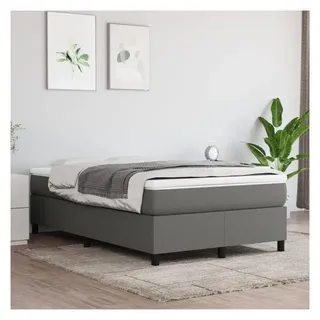 vidaXL Boxspringbettgestell 120 x 200 cm Dunkelgrau