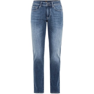 camel active 5-Pocket-Jeans MADISON leichter Used-Look blau 40