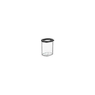 Mepal Modula Vorratsdose, stapelbar, BPA-frei, Farbe: schwarz 106921040400 , 375 ml - Dose