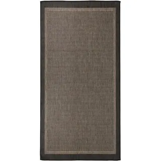vidaXL Haluk Outdoor-Teppich 100 x 200 cm Dunkelbraun