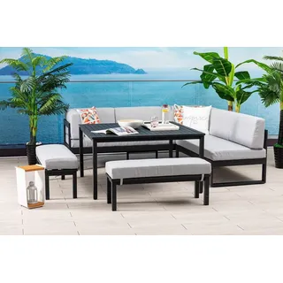 Gardissimo Juli Loungeset anthrazit/silber