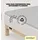 Easy Spannbettlaken für Topper Jersey Elasthan 180 x 200 - 200 x 220 cm gray light