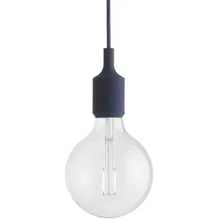 Muuto - Socket E27 LED-Pendelleuchte, mitternachtsblau