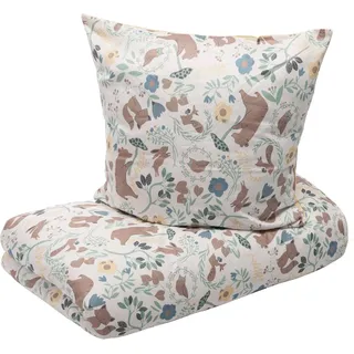 s.Oliver Junior Wendebettwäsche Satinbettwäsche s.Oliver Junior Waldtiere, Satin, mit liebevollem Tiermotiv bunt|gelb