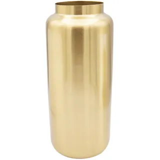 LaLe Living Vase, Gold Metall, 25 cm, Dekoration, Vasen, Metallvasen