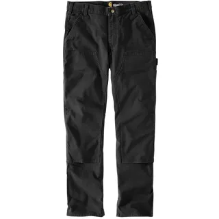CARHARTT Duck Double-Front Hosen Schwarz W31/L32