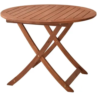Merxx Borkum Gartentisch Ø 100 x 74 cm Braun