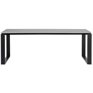 VCM Martinus Gartentisch 210 x 100 x 0 cm Schwarz/Grau