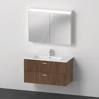 Duravit XBase 2-tlg. Möbelwaschtisch/Waschtischunterbau/Spiegelschrank