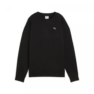 Puma Essentials Elevated Comfort French Terry Crew Sweatshirt Damen 01 black M