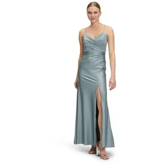 Vera Mont Abendkleid im Glitzer-Look in Blue/Silver | Gr.: 38