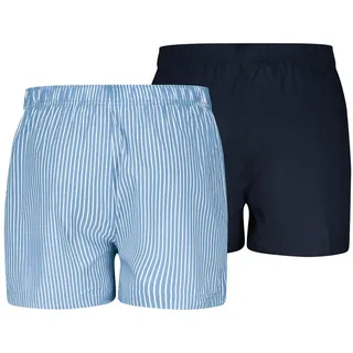 Levi's Woven Boxer Marine/Blau S 2er Pack