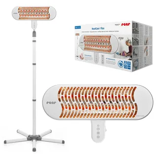 Reer 2in1 HeatCare+ Flex Wickeltisch-Wärmestrahler, Weiß