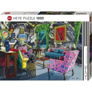 Heye Room with Deer Puzzle: 1000 Teile