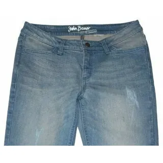 JEANSHOSE JEANS  HOSE HELLE WASCHUNG BLAU STRETCHIG JOHN BANER  Gr. 38  NEU
