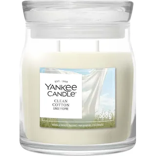 Yankee Candle Clean Cotton mittelgroße Kerze 368 g