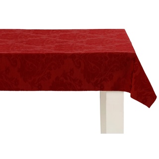 Tischdecke DREAMS "Ornament" Tischdecken Gr. B/L: 130 cm x 170 cm, rechteckig, rot Tischwäsche Tischdecken Jacquard