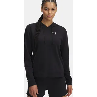 Under Armour Rival Terry Hoodie Schwarz/Weiß S